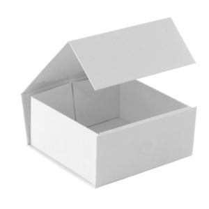 EZA1541 4.125X4X2 GLOSS BLACK, WHITE JEWELRY BOXES