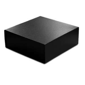 EZA1582 8X8X3 LEATHERETTE BLACK, WHITE