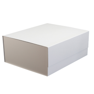 EZA7013 13.4X9.8X4.7 MATTE WHITE LUXURY VOGUE MEGA BOXES